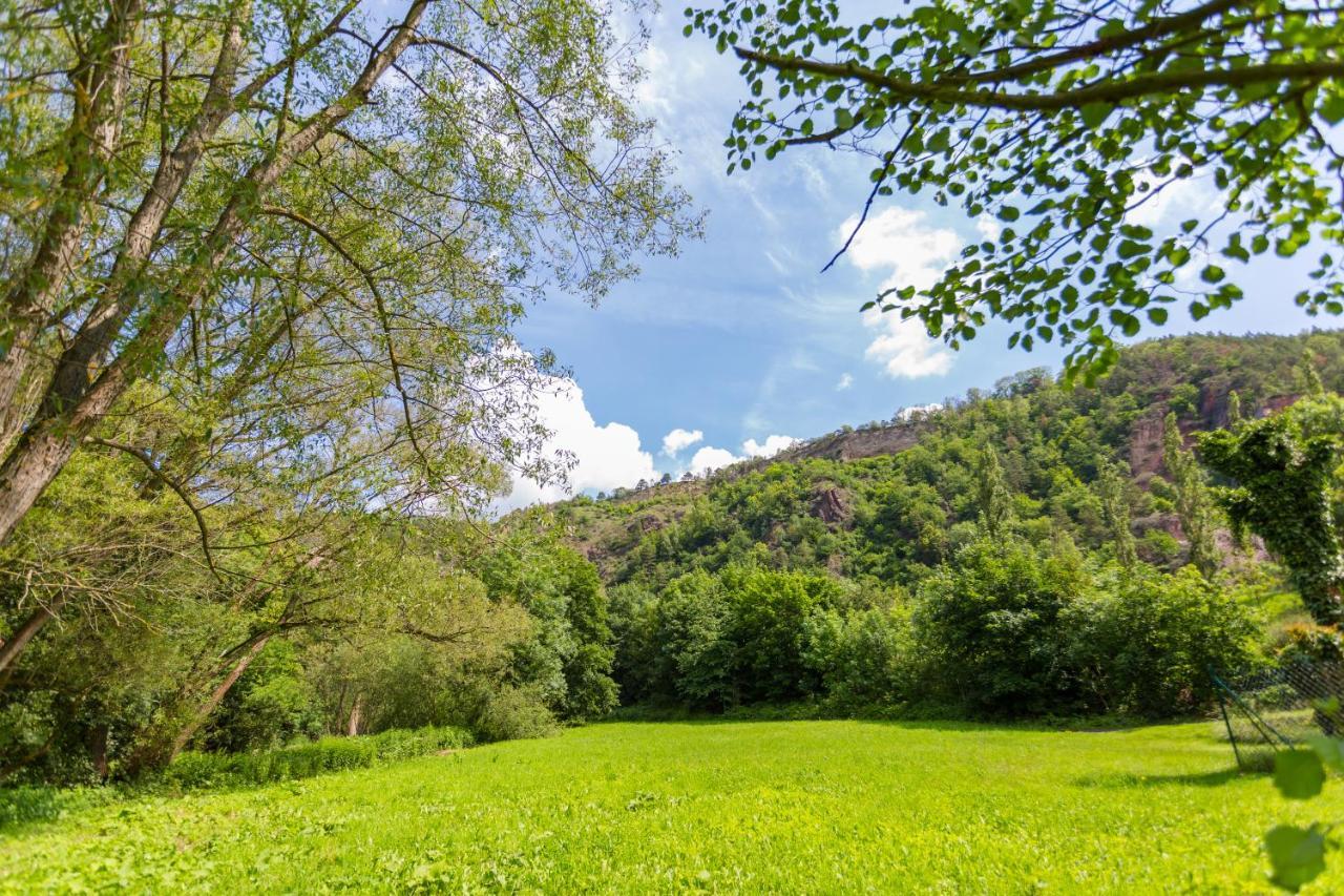 Hotel & Ferienwohnungen Bohlenblick Saalfeld Saale Buitenkant foto