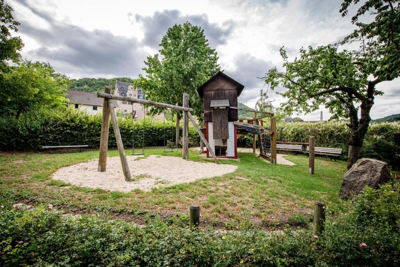 Hotel & Ferienwohnungen Bohlenblick Saalfeld Saale Buitenkant foto